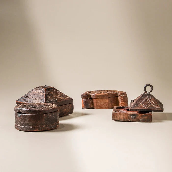 Vintage Indian Spice Box - Few and Far - Decorative Objects