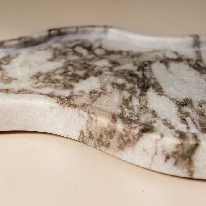 Whisper Marble Tray - Few and Far - Decorative Trays