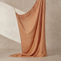 Willow Throw Sandstone - Few and Far - Blankets & Throws
