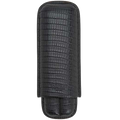 WOLF has embossed the front of this Black Blake 2 Cigar Case.