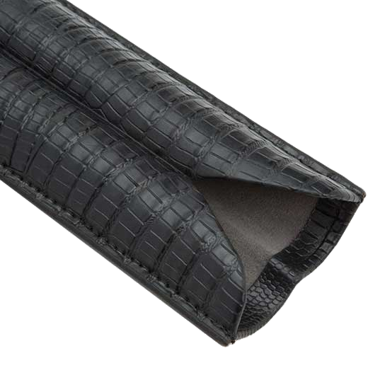 This is the WOLF Black Blake 2 Cigar Case.