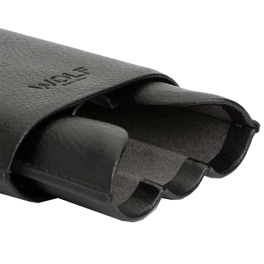 This is the WOLF Black Blake 3 Cigar Case.