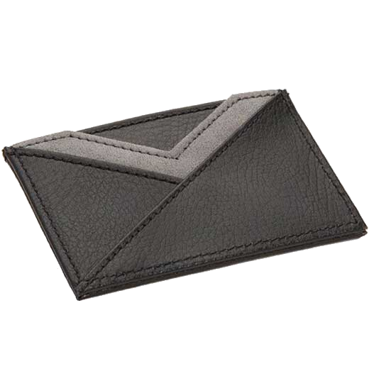 This WOLF Black Howard 7CC Card Holder has been lined with ultrasuede.