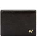 This Black 'W' 4CC Gusseted Card Case is designed by WOLF 1834.