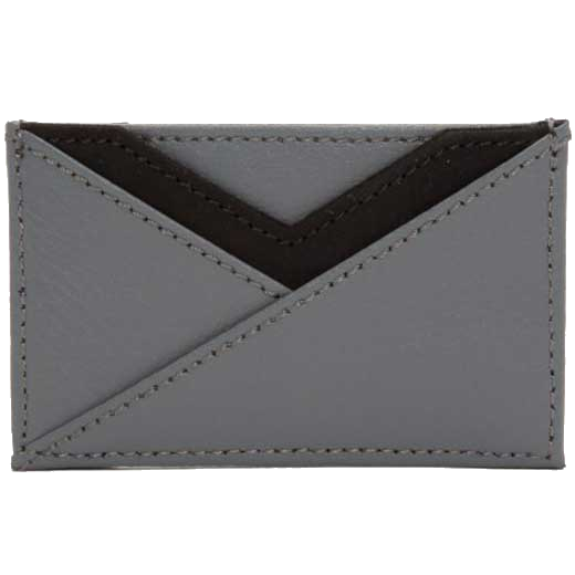 This WOLF Grey Howard 7CC Card Holder has been lined with ultrasuede.
