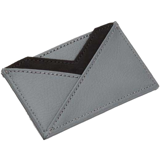 This WOLF Grey Howard 7CC Card Holder features a central hidden pocket.