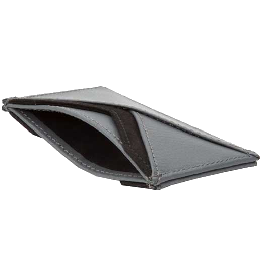 This WOLF Grey Howard 7CC Card Holder can be embossed.