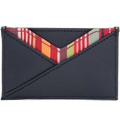 This WOLF Navy Howard 7CC Card Holder can be embossed.
