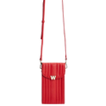 This WOLF 1834 Red Mimi Phone Case is fitted with a Wristlet.