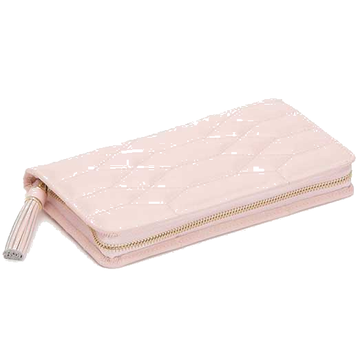 This WOLF Rose Quartz Caroline Jewellery Portfolio has many different places for your jewellery.
