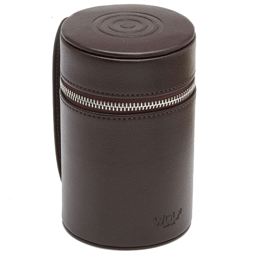 This WOLF 1834 x WM Brown Negroni Astuccio Beverage Case features a folding cup.
