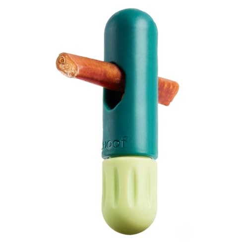 WOOF BullySafe Bully Stick Holder Dog Toy Green