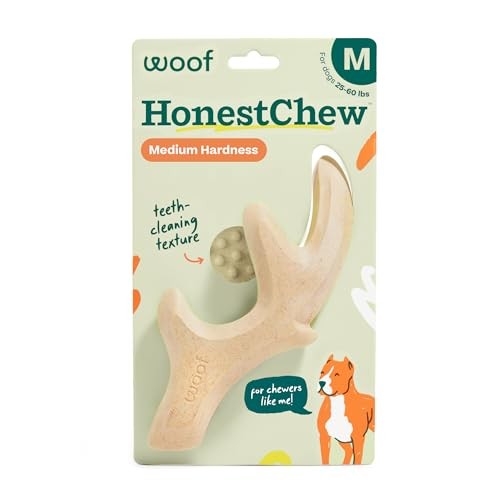WOOF HonestChew Antler Dog Toy