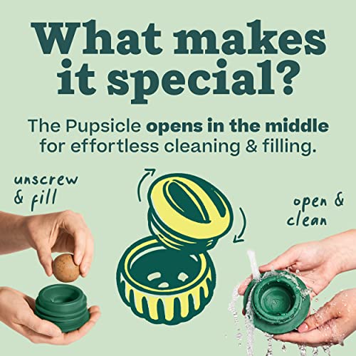 WOOF Pupsicle Dog Toy Green - Large
