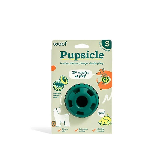 Woof Pupsicle Dog Toy Green - Small