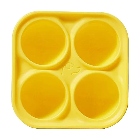 Woof Pupsicle Tray Yellow
