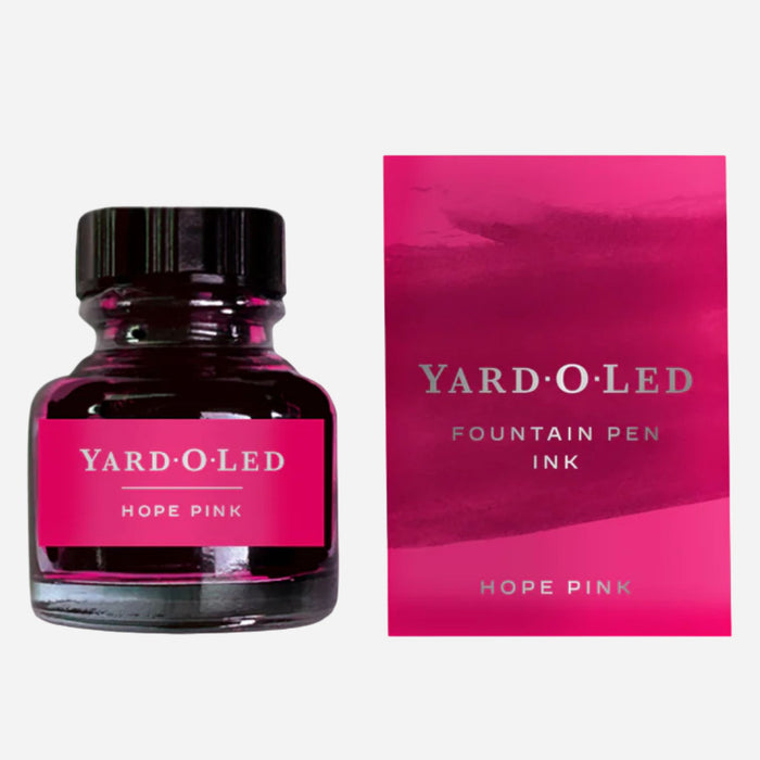 The Yard-O-Led 30 ml Hope Pink Fountain Pen Ink Bottle by Yard-O-Led.