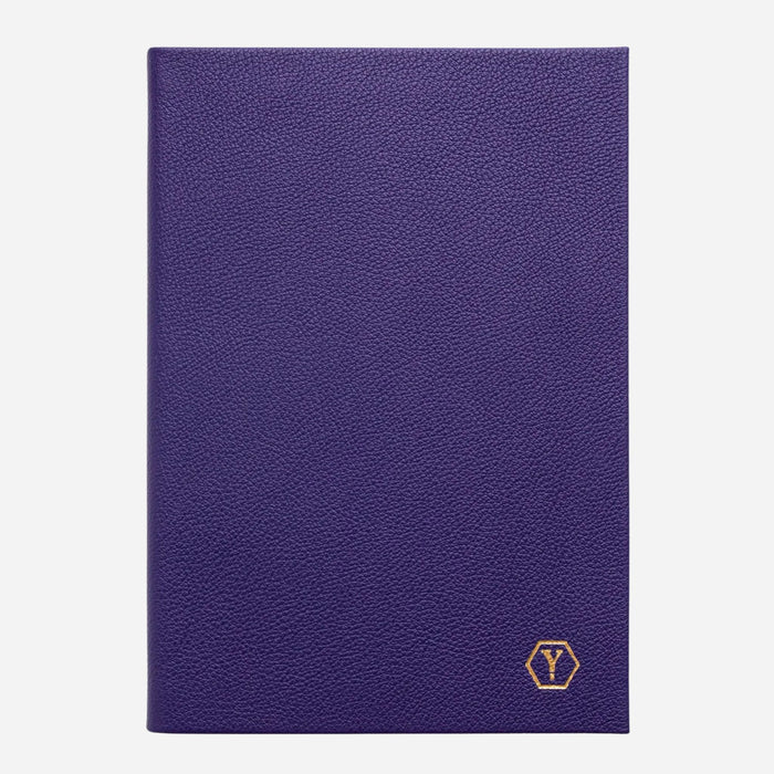 The Yard-O-Led Sampson A5 Luxury Purple Leather Notebook by Yard-O-Led.