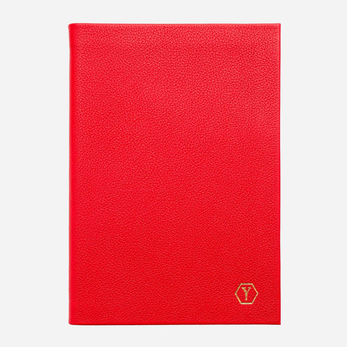 Yard-O-Led Sampson A5 Luxury Red Leather Notebook