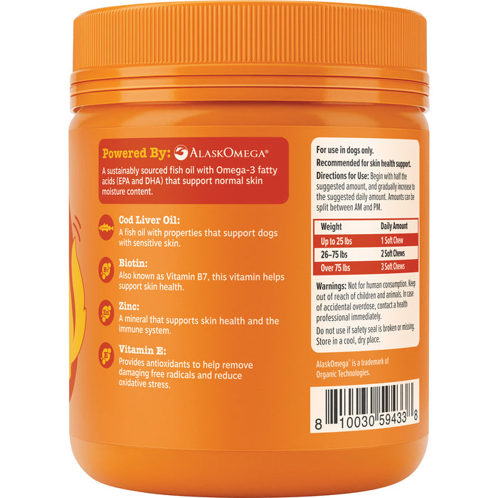 Zesty Paws Itch Relief Bites, Chicken Flavor, 90ct for Dogs