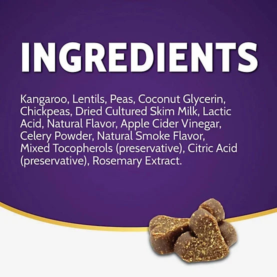 Zignature Soft Moist Dog Treats Kangaroo Formula Dog Treats, 4 oz.