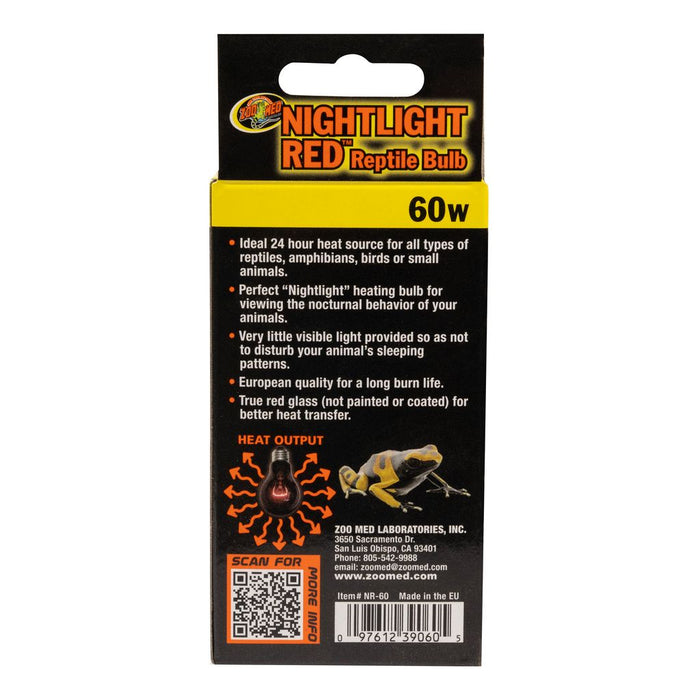 Zoo Med Nightlight Red™ Reptile Bulb