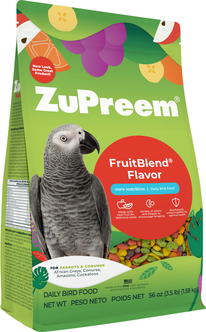 ZuPreem FruitBlend - Parrots & Conures - 3.5 lb