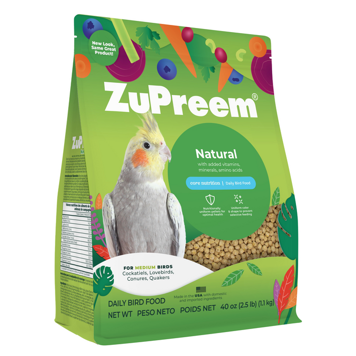 ZuPreem True Harvest - Medium Birds - 2.5 lb