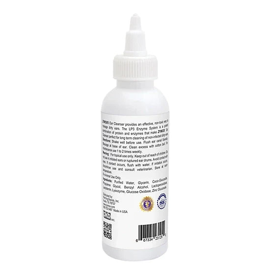 Zymox Cruelty-Free Pet Ear Cleanser for Dogs and Cats, 4 oz.